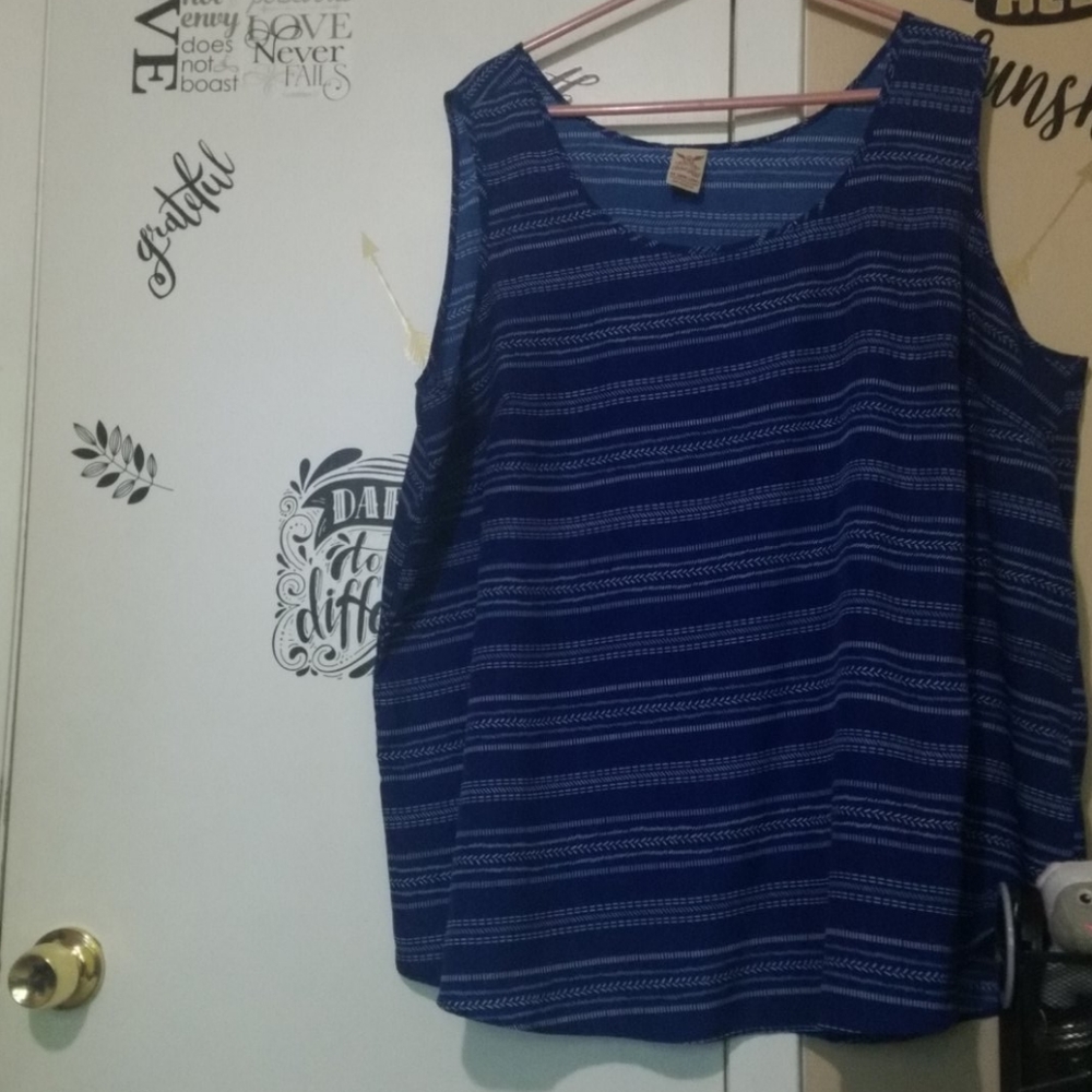 Dark blue blouse